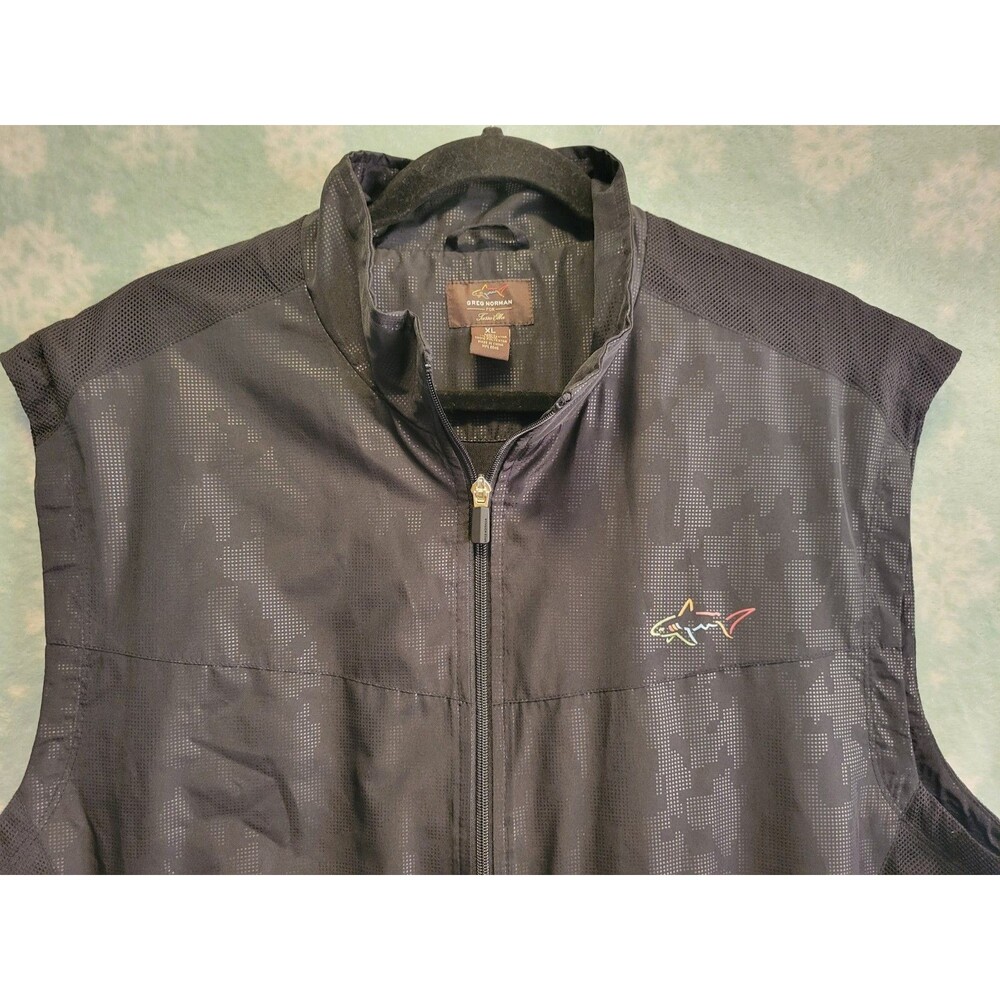 NWT Greg Norman Tasso Elba Windbreaker Vest Men’s XL Fish Camp Rustic Outdoor